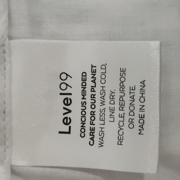 Level 99 Cindi Linen Blend Trouser  Short Size 32/14 - Picture 7 of 9